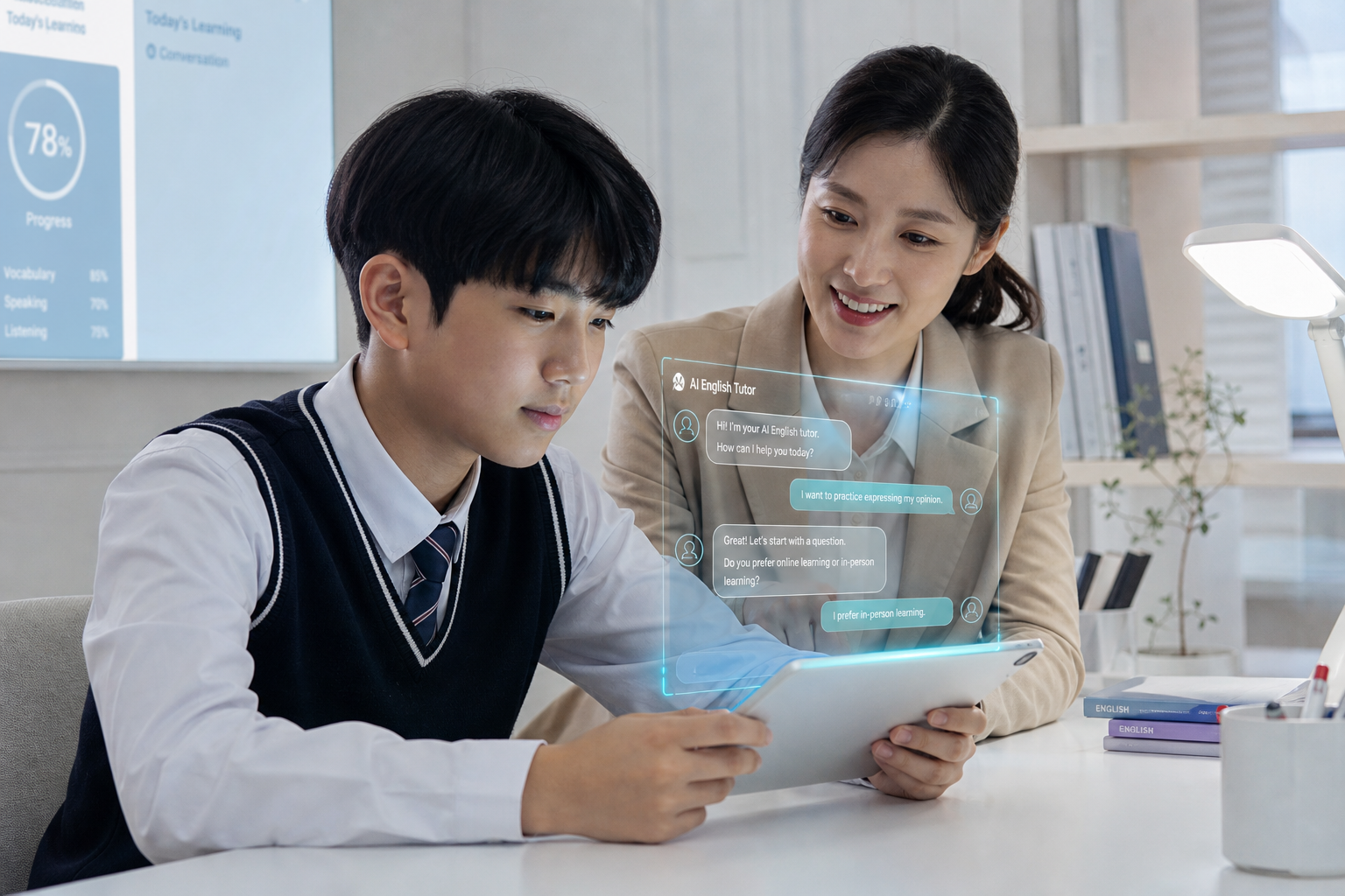 웰클레스 AI 영어 수업